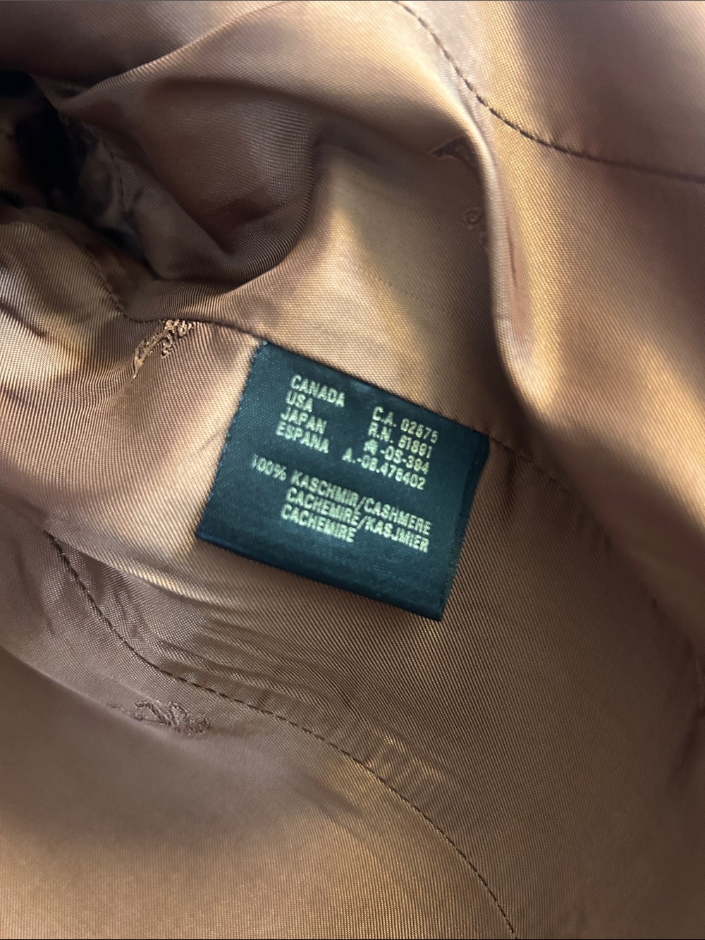 Escada Rust Brown Double-Breasted Blazer Jacket - Picture 9 of 10
